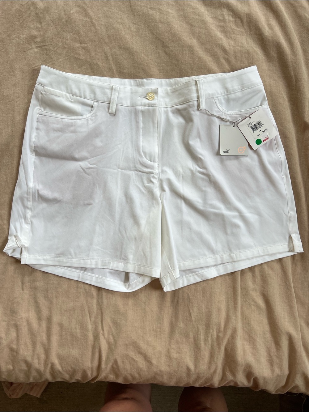 Puma White Women's Shorts